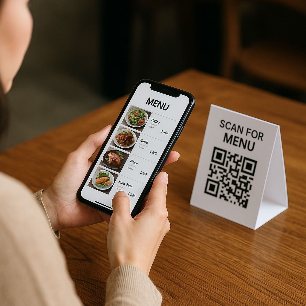 سفارش‌گیری در رستوران با کد QR و منوی دیجیتال